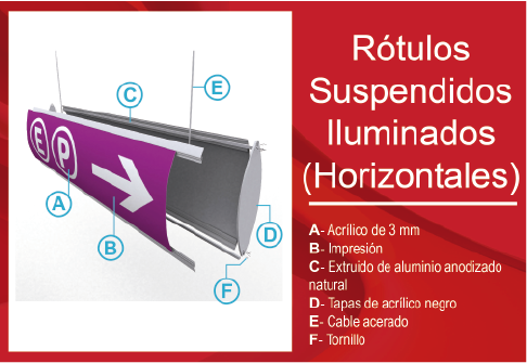 Suspendidas para iluminar