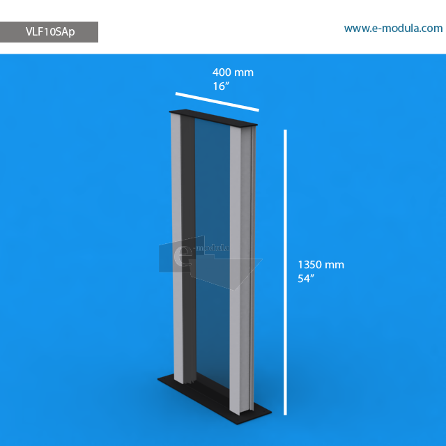 VLF10SAp - 135 cm de alto x  40 cm de ancho