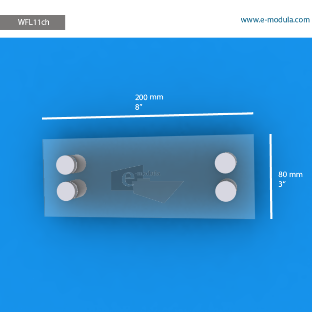 WFL11ch - 20 cm de ancho x 8 cm de alto