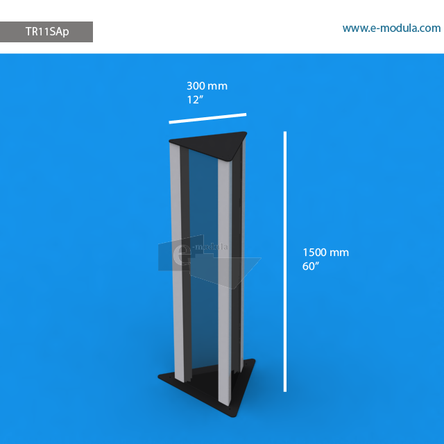 TR11SAp - 150 cm de alto x 30 cm de ancho