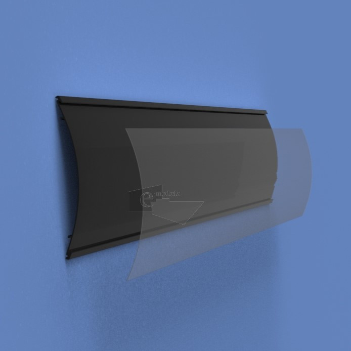 150-MCP-1220 MODULO DE 15 X 122 CM CURVO PLASTICO