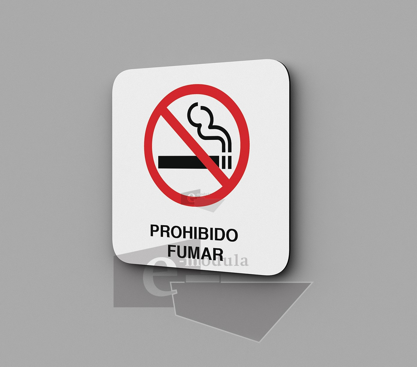 Prohibido fumar 20x20