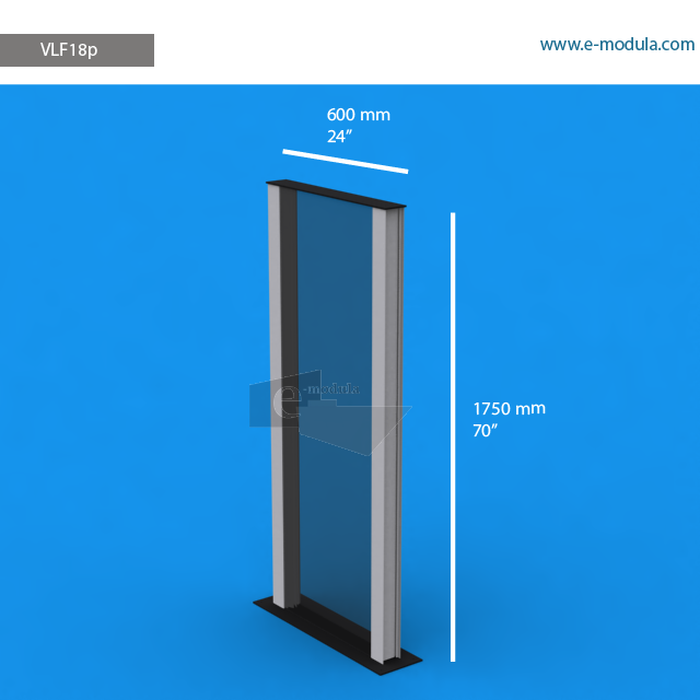 VLF18p - 175 cm de alto x 60 cm de ancho