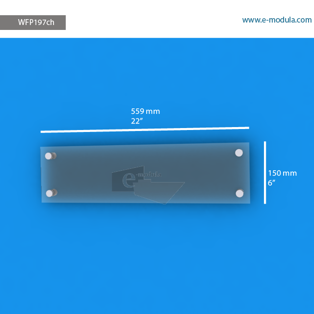WFP197ch - 55.9 cm de ancho x 15 cm de alto