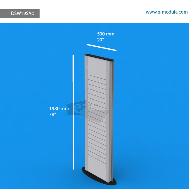 DSW19SAp - 198 cm de alto x 50 cm de ancho