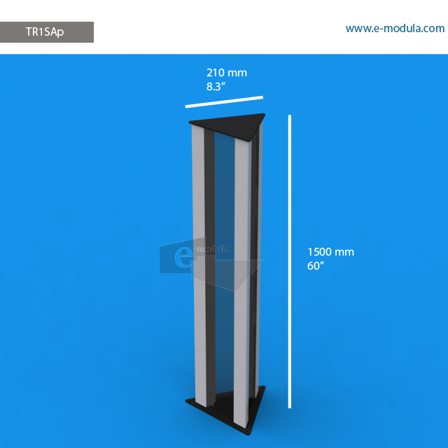 TR1SAp - 150 cm de alto x  21 cm de ancho