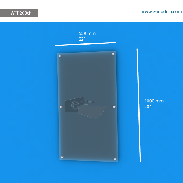 WFP208ch - 55.9 cm de ancho x 100 cm de alto