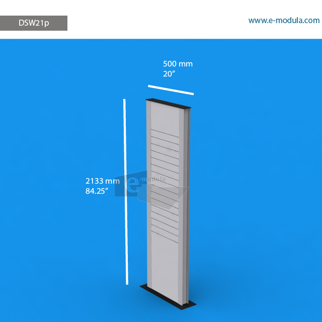 DSW21p - 213.3 cm de alto x 50 cm de ancho