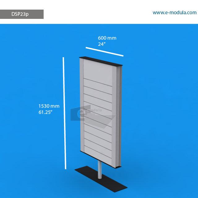 DSP23p - 153 cm de alto x 60 cm de ancho