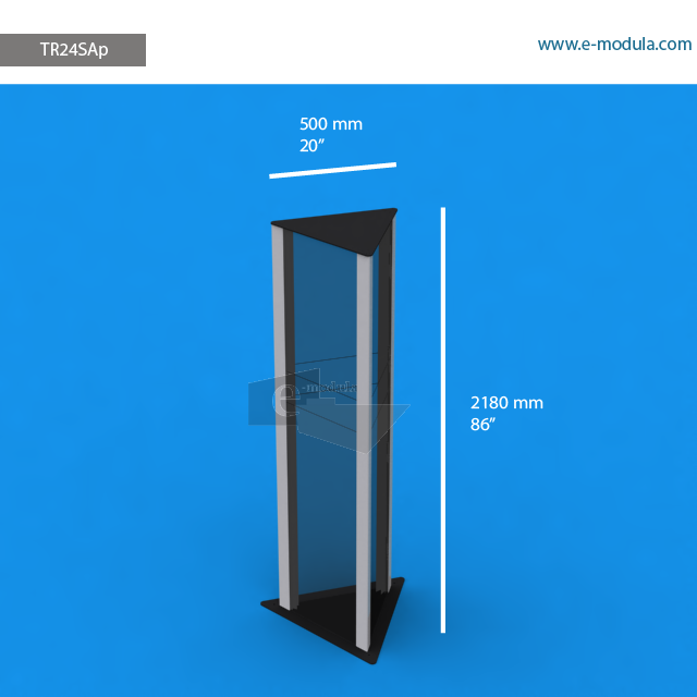 TR24SAp - 218 cm de alto x 50 cm de ancho