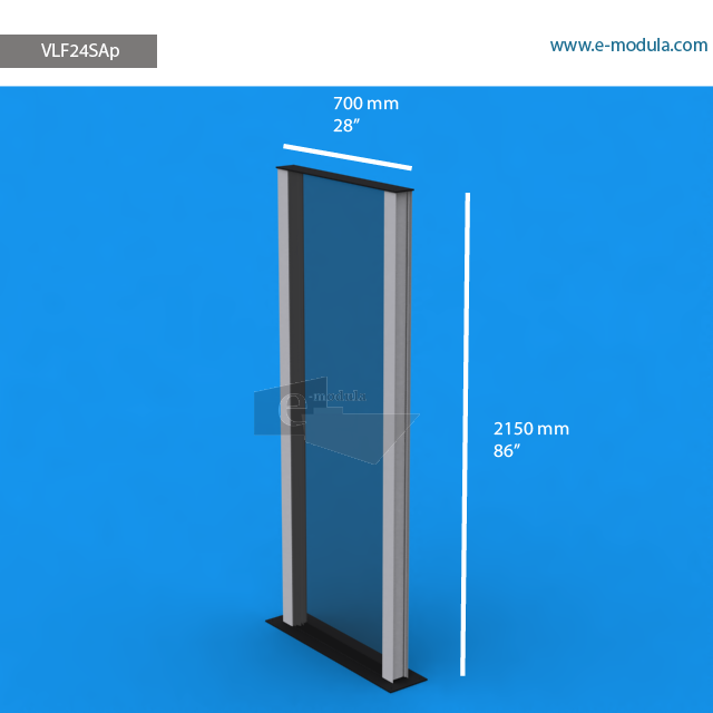 VLF24SAp - 215 cm de alto x 70 cm de ancho