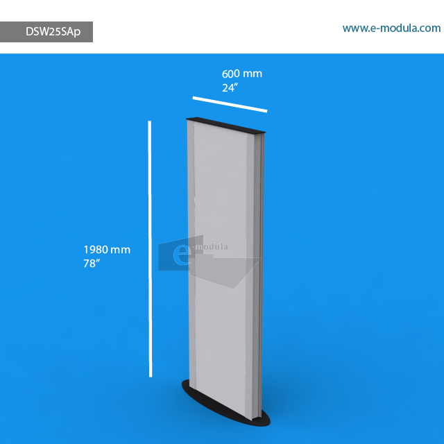 DSW25SAp - 198 cm de alto x 60 cm de ancho