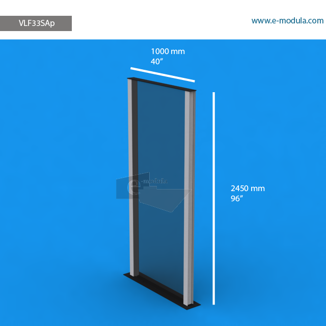 VLF33SAp - 245 cm de alto x 100 cm de ancho