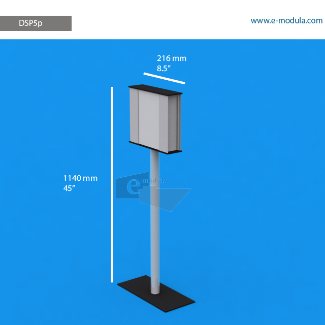 DSP5p - 114 cm de alto x 21.6 cm de ancho