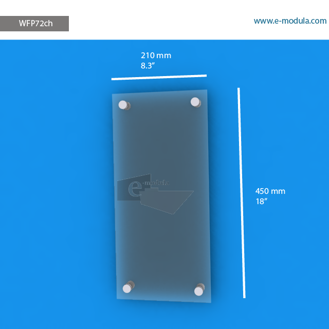 WFP72ch - 21 cm de ancho x 45 cm de alto