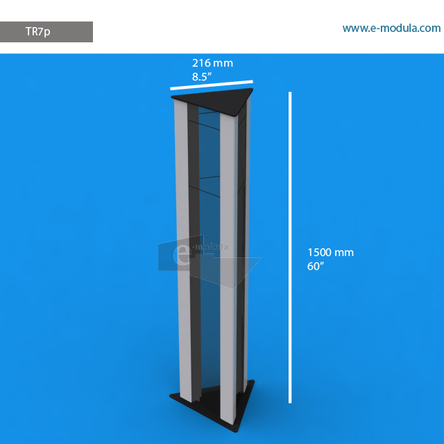 TR7p - 150 cm de alto x 21.6 cm de ancho
