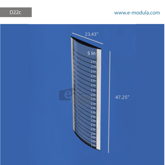 D22c-60cm de Ancho por 120cm de alto