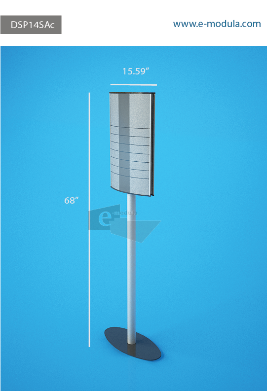 DSP14SAc-40cm de Ancho por 173cm de alto
