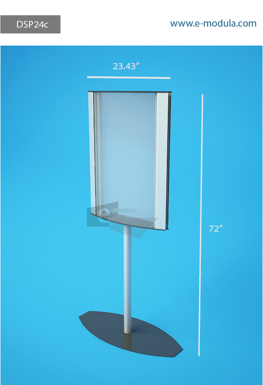 DSP24c-60cm de Ancho por 183cm de alto