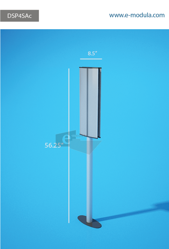 DSP4SAc-21.5cm de Ancho por 143cm de alto