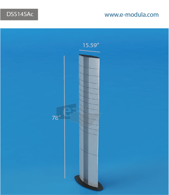 DSS14SAc-40cm de Ancho por 198cm de alto