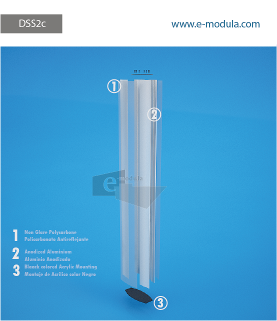 DSS2c-21cm de Ancho por 174cm de alto