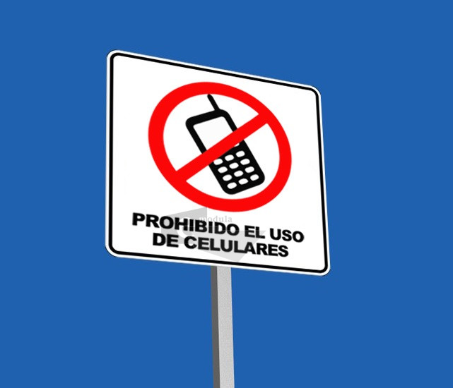 PB-SR-172 61x61cm Prohibido celulares