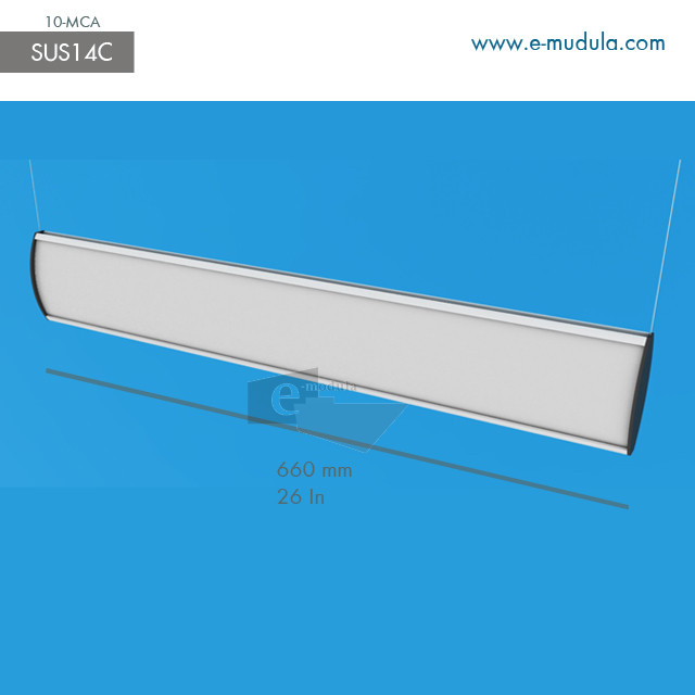 SUS14c - 66 cm de ancho por 10 de alto