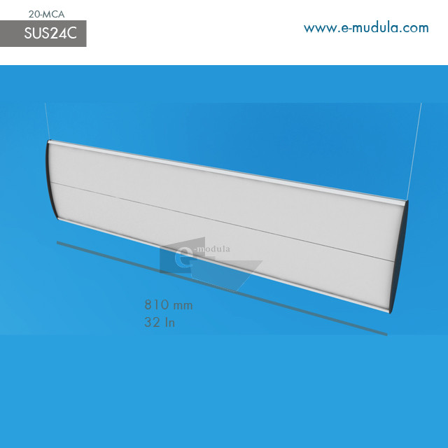 SUS24c - 81 cm de ancho por 20 de alto