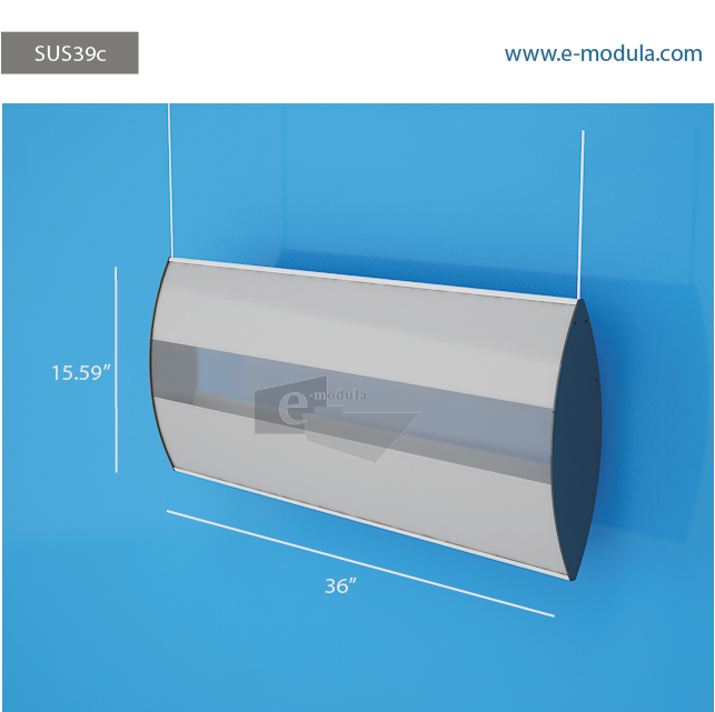 SUS39c-40cm de ancho por 91cm de alto