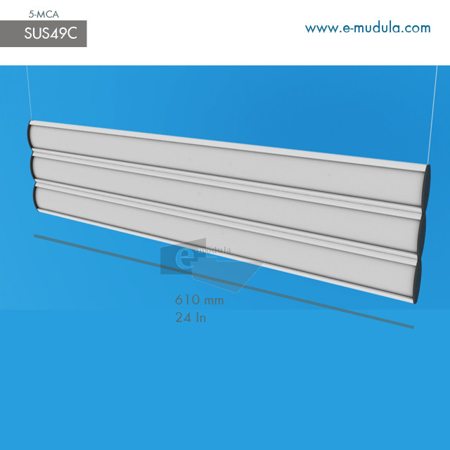 SUS49c - 61cm de Ancho por 15 de Alto