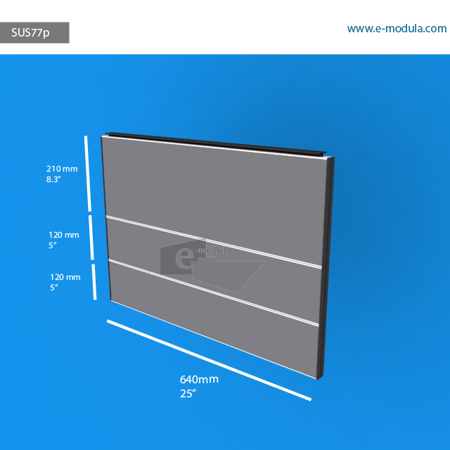 SUS77p - 64 cm de ancho x 45 cm de alto