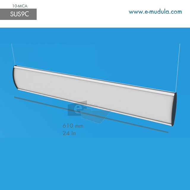 SUS9c - 61 cm de ancho por 10 de alto