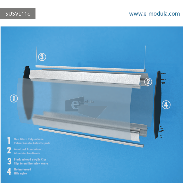 SUSVL11c-40cm de alto por 91cm de ancho.