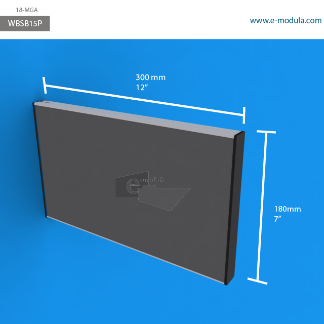 WBSB15p - 30 cm de ancho x 18 cm de alto