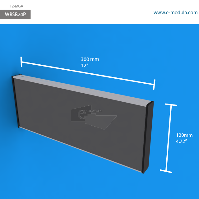 WBSB24p - 30 cm de ancho x 12 cm de alto