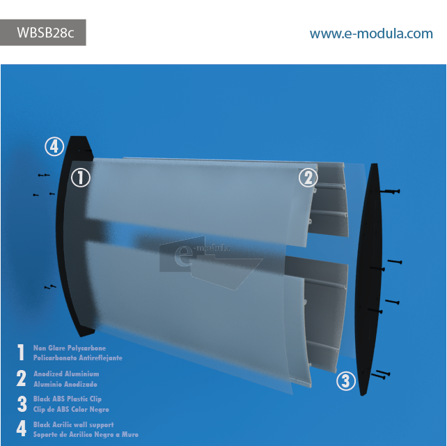 WBSB28c-28cm de alto por 43cm de ancho