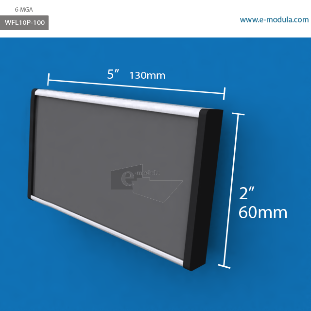 WFL10p-100 - 13 cm de ancho x 6 cm de alto