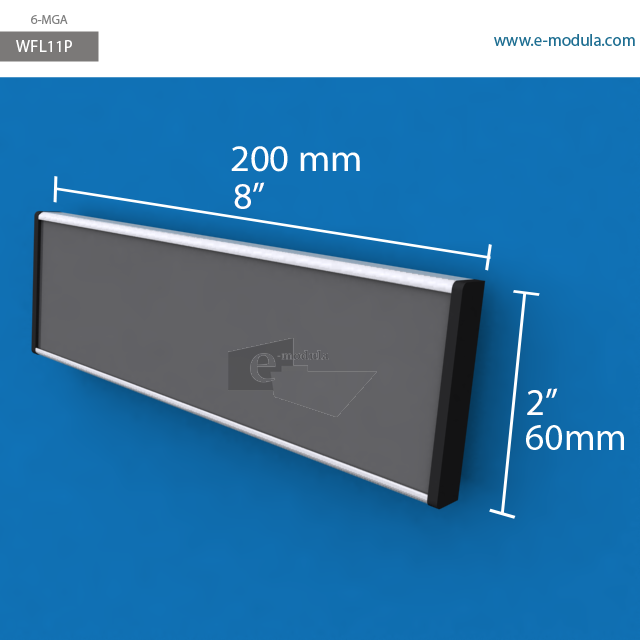 WFL11p - 20 cm de ancho x 6 cm de alto