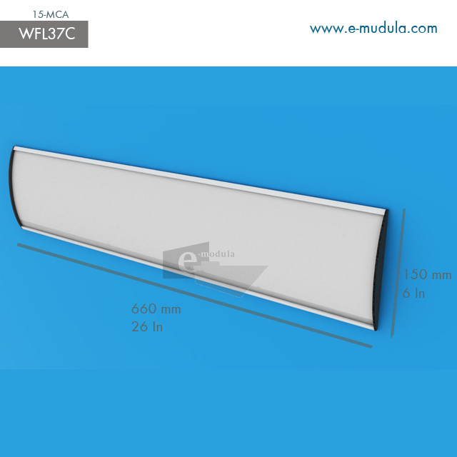 WFL37c - 66 cm de ancho por 15 de alto