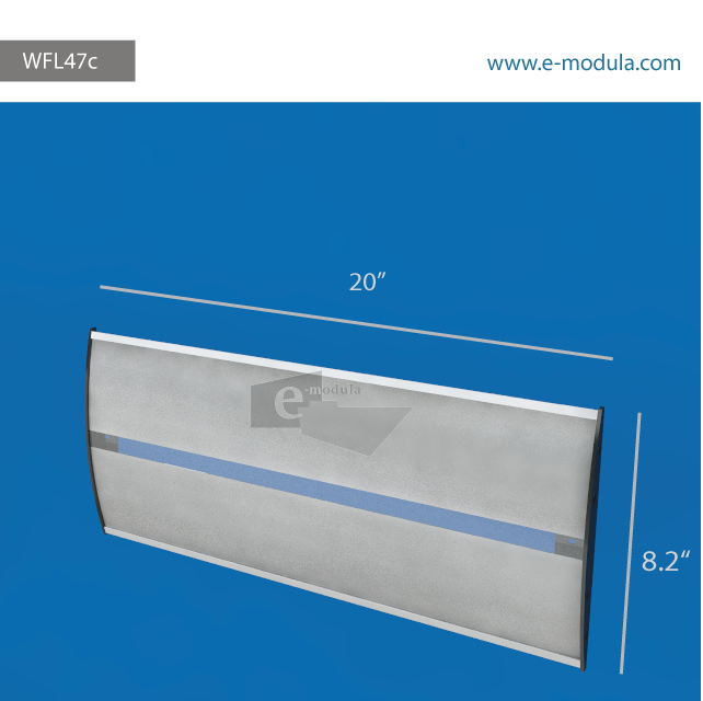 WFL47c-21cm de alto por 45.7cm de acho.