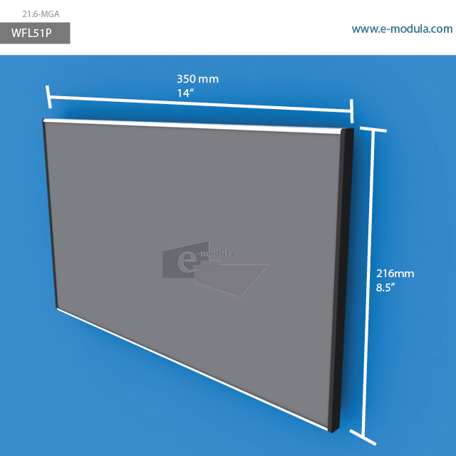 WFL51p - 35 cm de ancho x 21.6 cm de alto