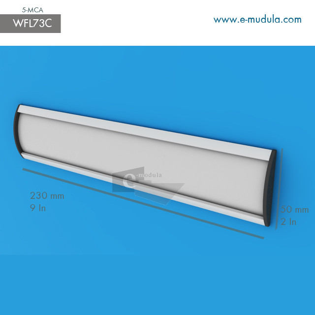 WFL73c - 23 cm de ancho por 5 de alto