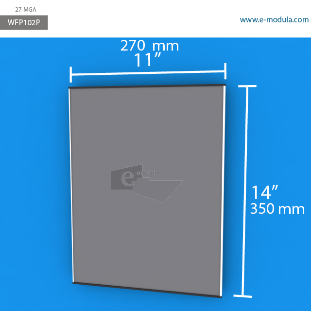 WFP102p - 35 cm de alto x 27 cm de ancho