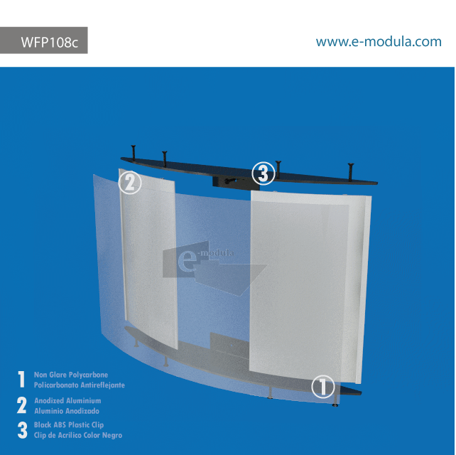 WFP108c-40cm de Ancho por 25cm de alto