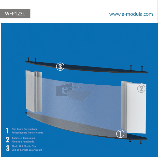 WFP123c-50cm de Ancho por 20cm de alto
