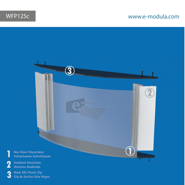 WFP125c-50cm de Ancho por 30cm de alto