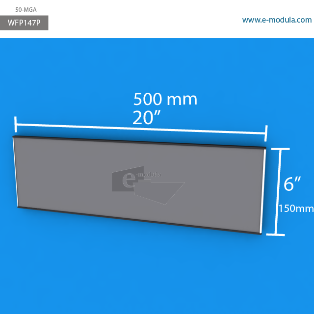 WFP147p - 15 cm de alto x 50 cm de ancho