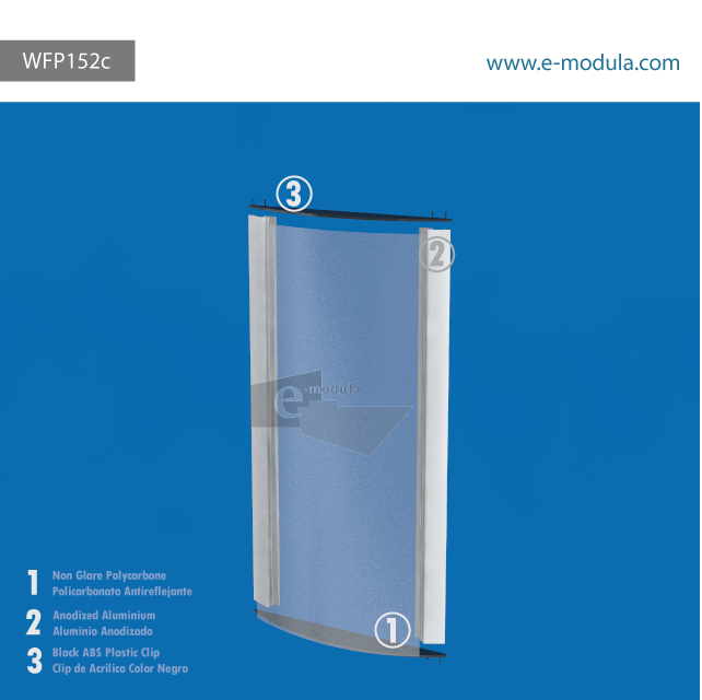 WFP152c-60cm  de Ancho por 140cm de alto