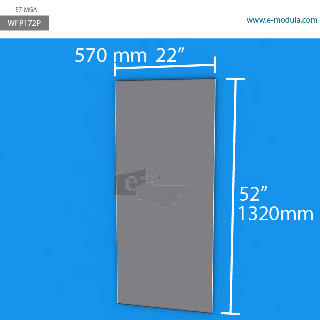 WFP172p - 132 cm de alto x 57 cm de ancho